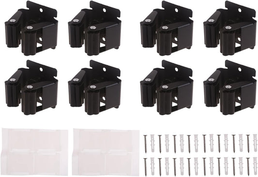 8Pieces Wall Mounted with Screws for Kitchen Bathroom Wall Mounted Han