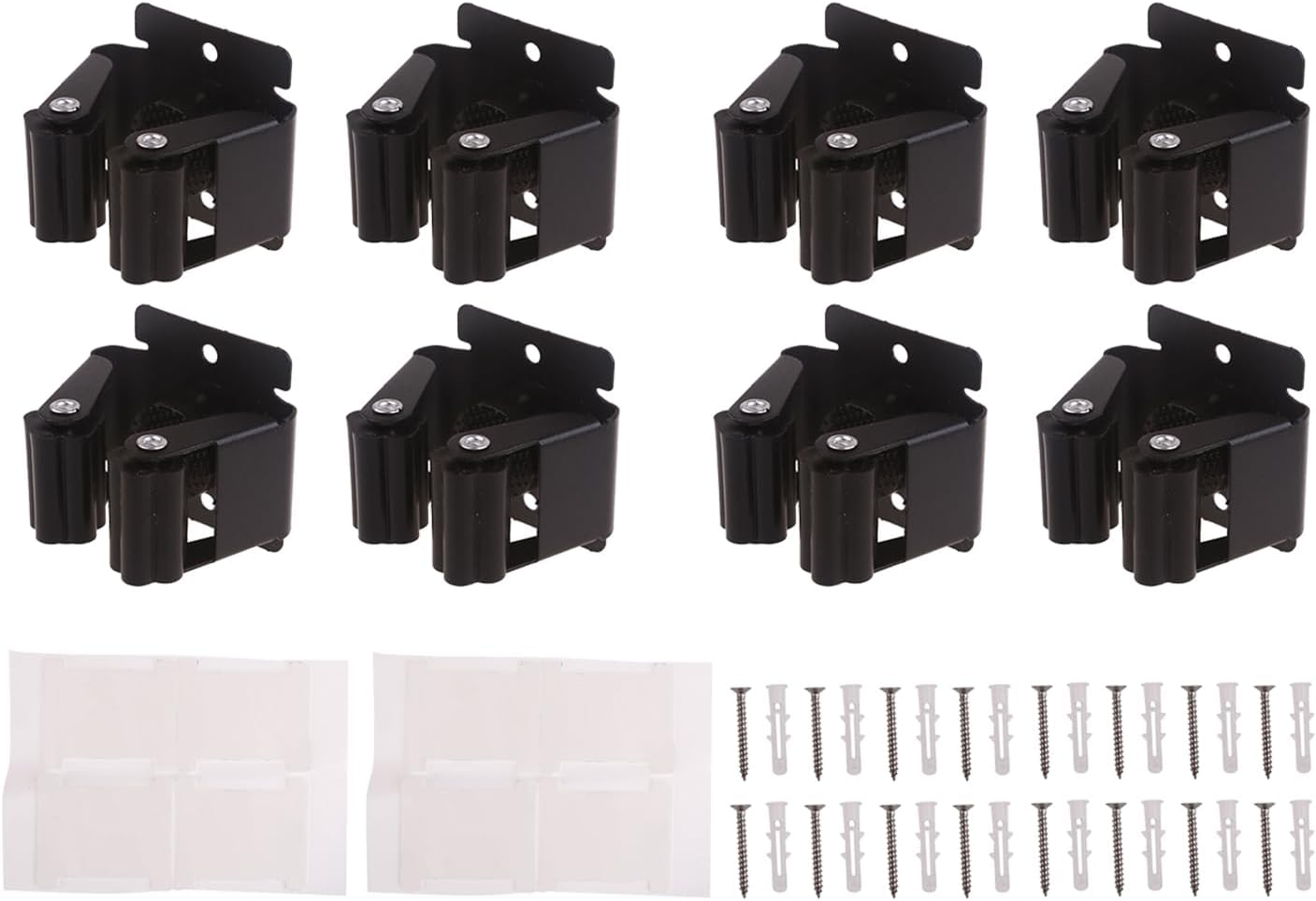 8Pieces Wall Mounted with Screws for Kitchen Bathroom Wall Mounted Han
