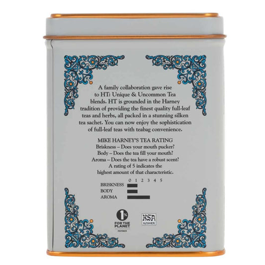 Harney & Sons Tea Decaffeinated, Great Present Idea, Vanilla Comoro, 1.4 oz Tin (20 Sachets)