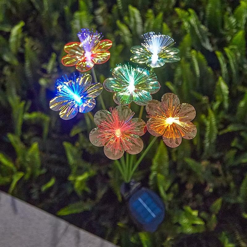 Outdoor Solar Flower Light for Party Holiday Landscape Garden Lawn Park Decor