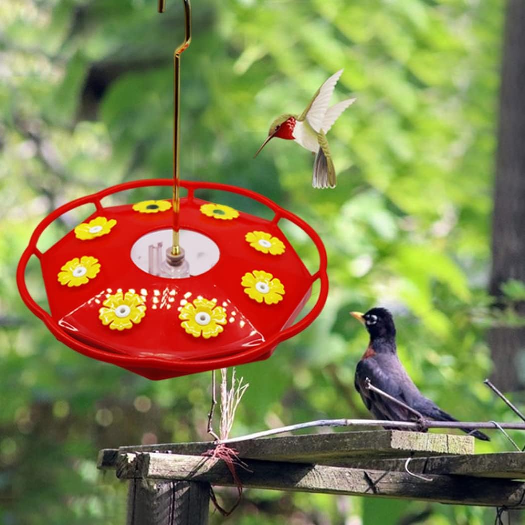 Hummingbird Feeders Hanging Wild Bird Feeder Humming Bird Feeding Station for Outdoor Garden Style 2, Backyard Decor