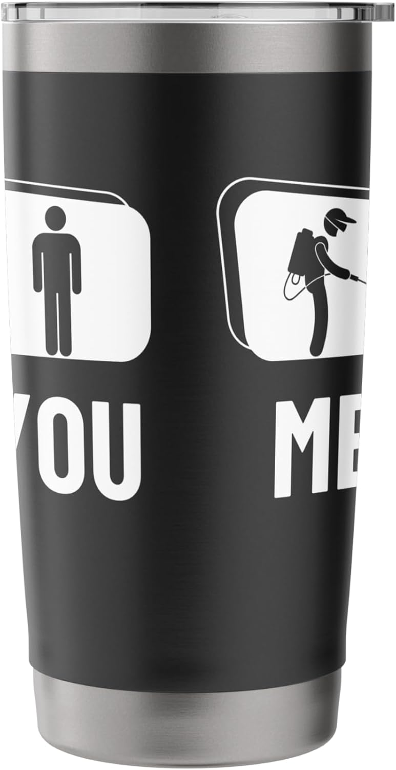 Pest Control Proud Funny Men Exterminator Stainless Steel Insulated Tumbler