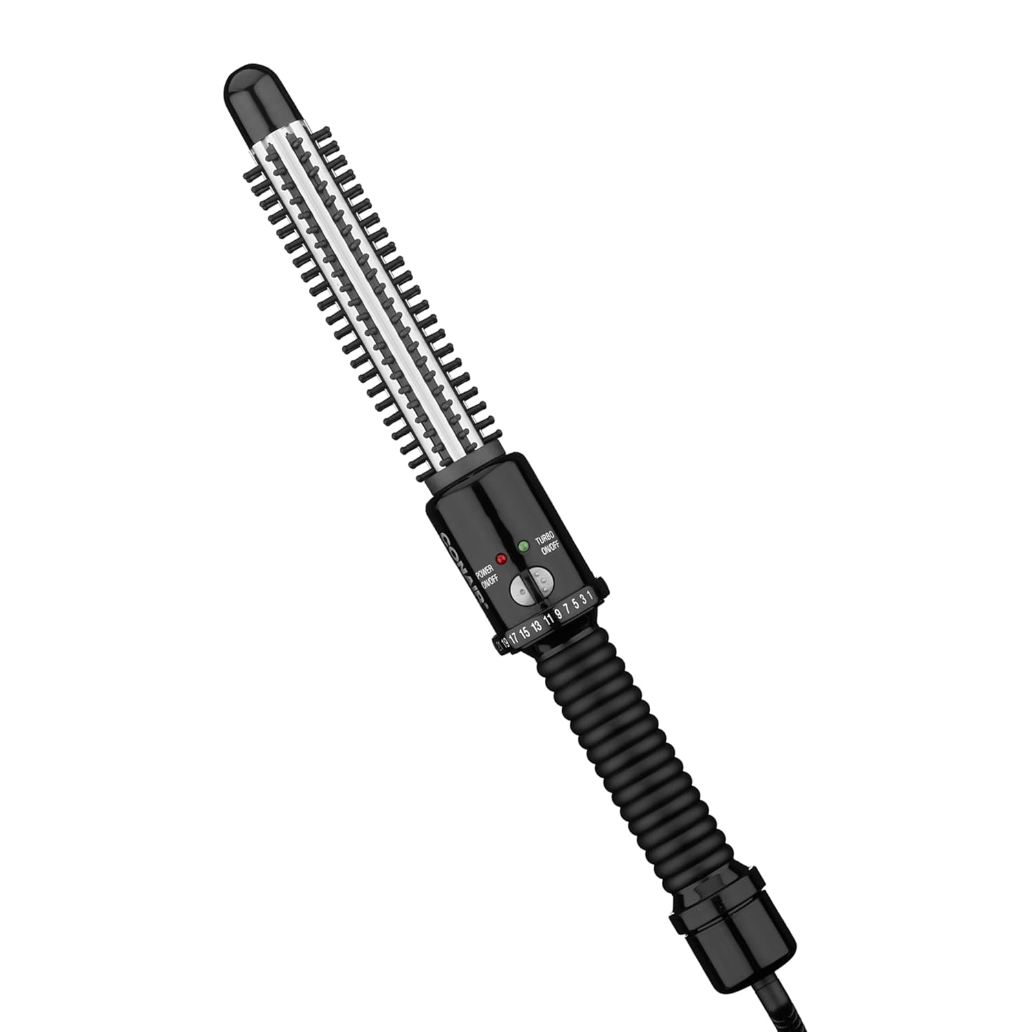 Conair Instant Heat Curling Iron Brush, 3/4-Inch Barrel Curling Brush 