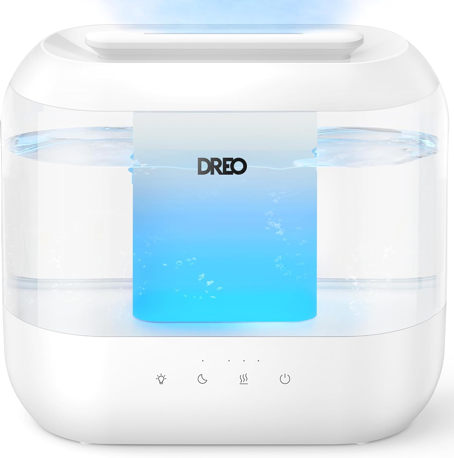 Dreo Humidifiers for Bedroom, 4L Top Fill for Large Room, 36H Runtime,