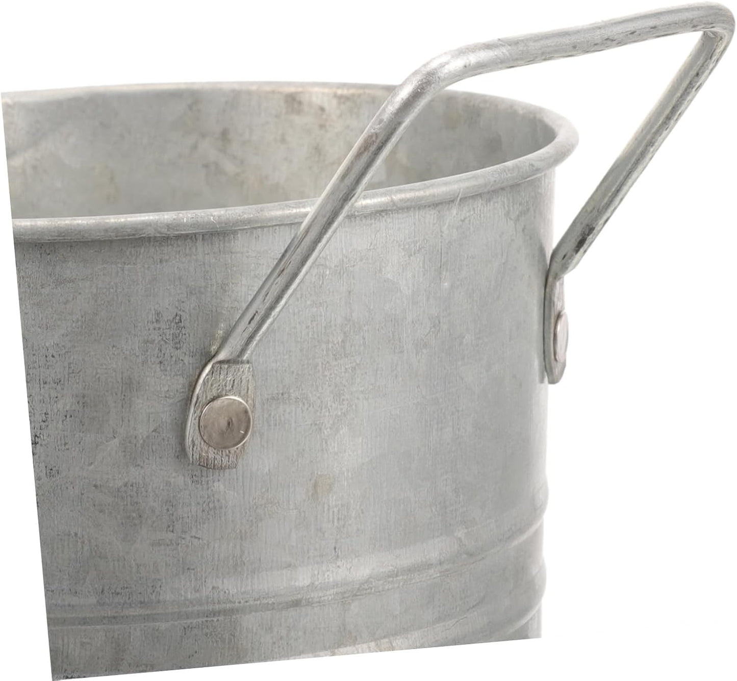 BESTOYARD DIY Creative Flower Pot Iron Planter Desktop Flower Bucket V