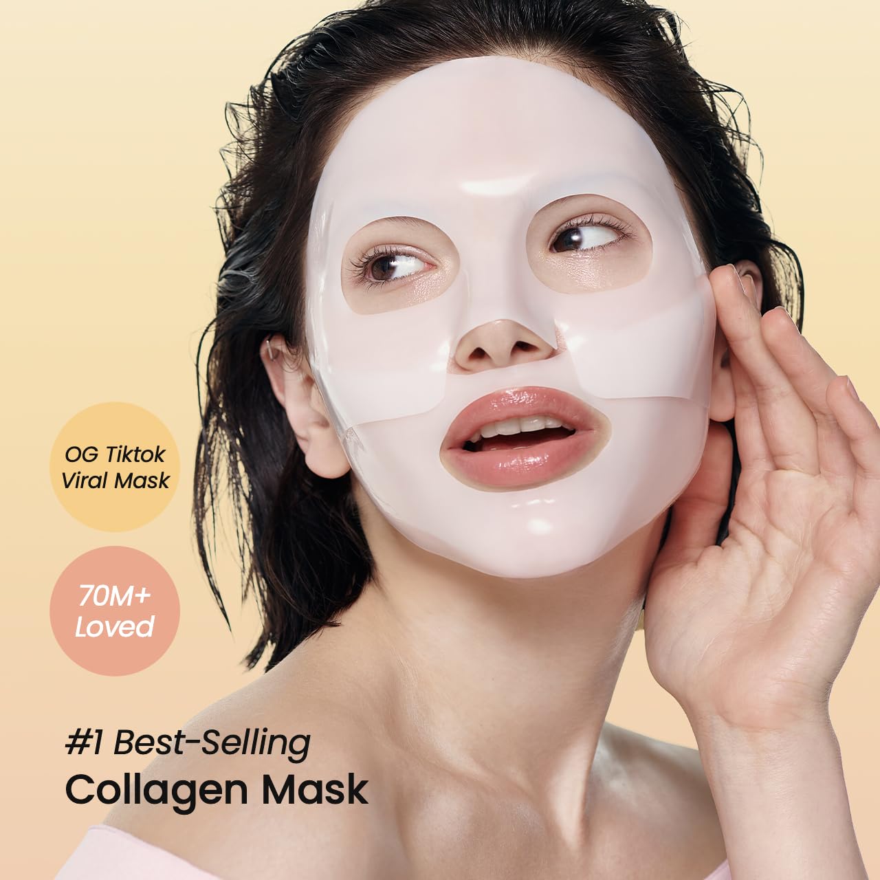 BIODANCE Bio-Collagen Real Deep Mask, Hydrating Overnight Hydrogel Fac