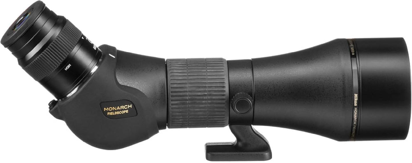 Nikon Monarch 20-60x82 ED Spotting Scope - Extra-Low Dispersion Glass, Field-Flattener Lens System, Waterproof & Fogproof High-Definition Observation Scope, Angled/Straight View