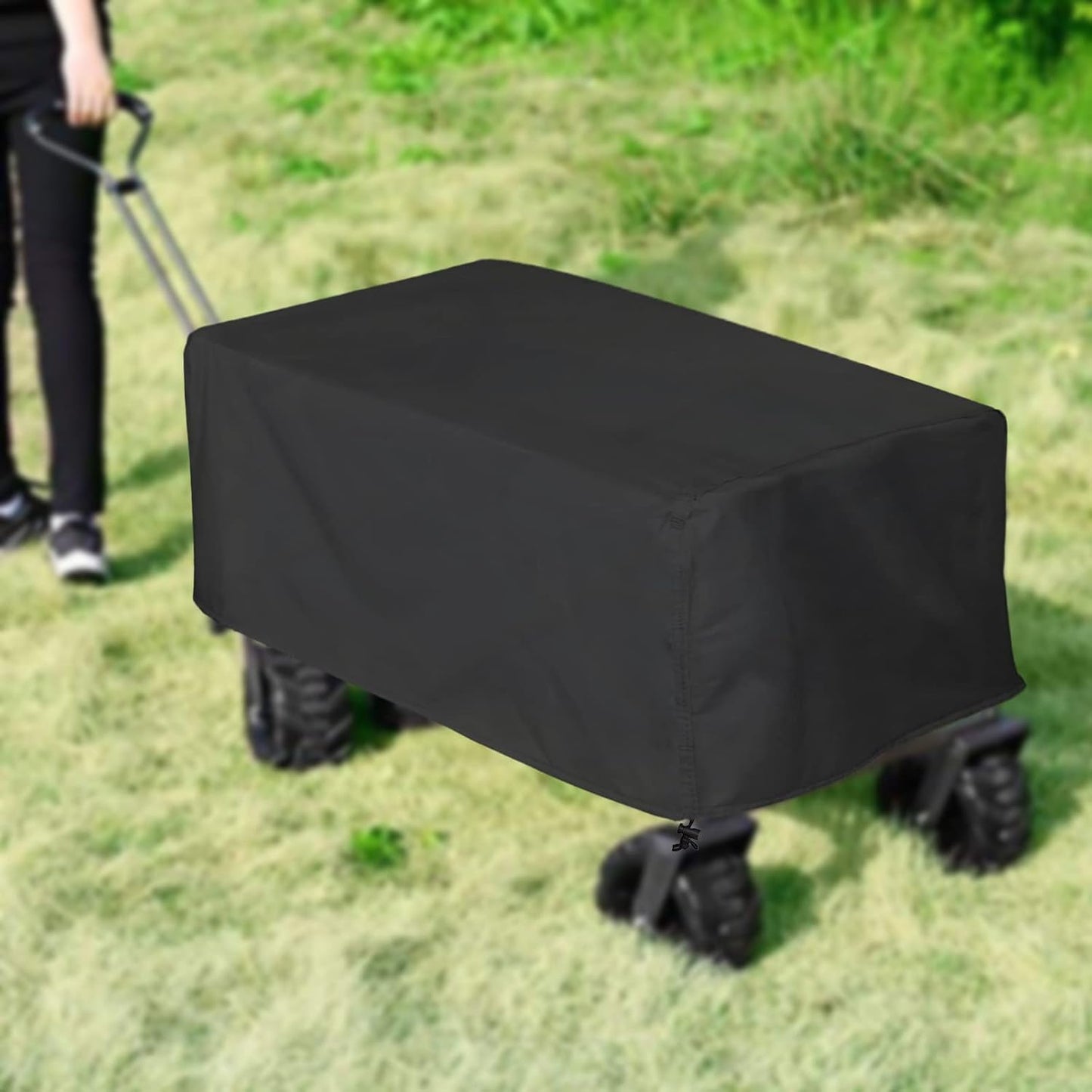 Waterproof Folding Wagon Cover - Heavy-Duty Garden Cart Protection (38