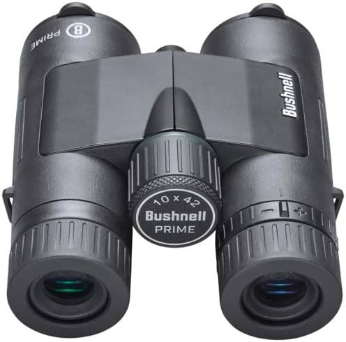 Bushnell Prime 10x42 Binoculars for Adults, Waterproof & Fogproof, for Hunting, Birdwatching, and Outdoor Activites, Black