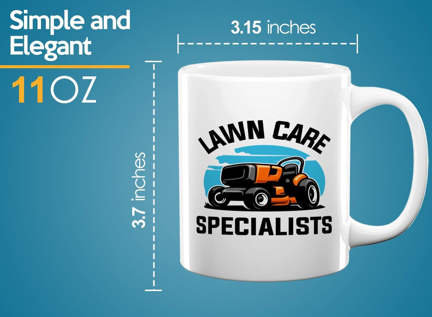 Landscaper Coffee Mug 11oz White -Lawn care specialists - Construction Worker Architecture Student Landscape Architectural Building Designer