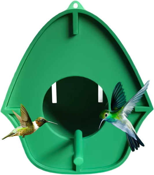 Outdoor Bird Feeder - Green Hangable Rainproof,Outdoor Bird Feeder Foo