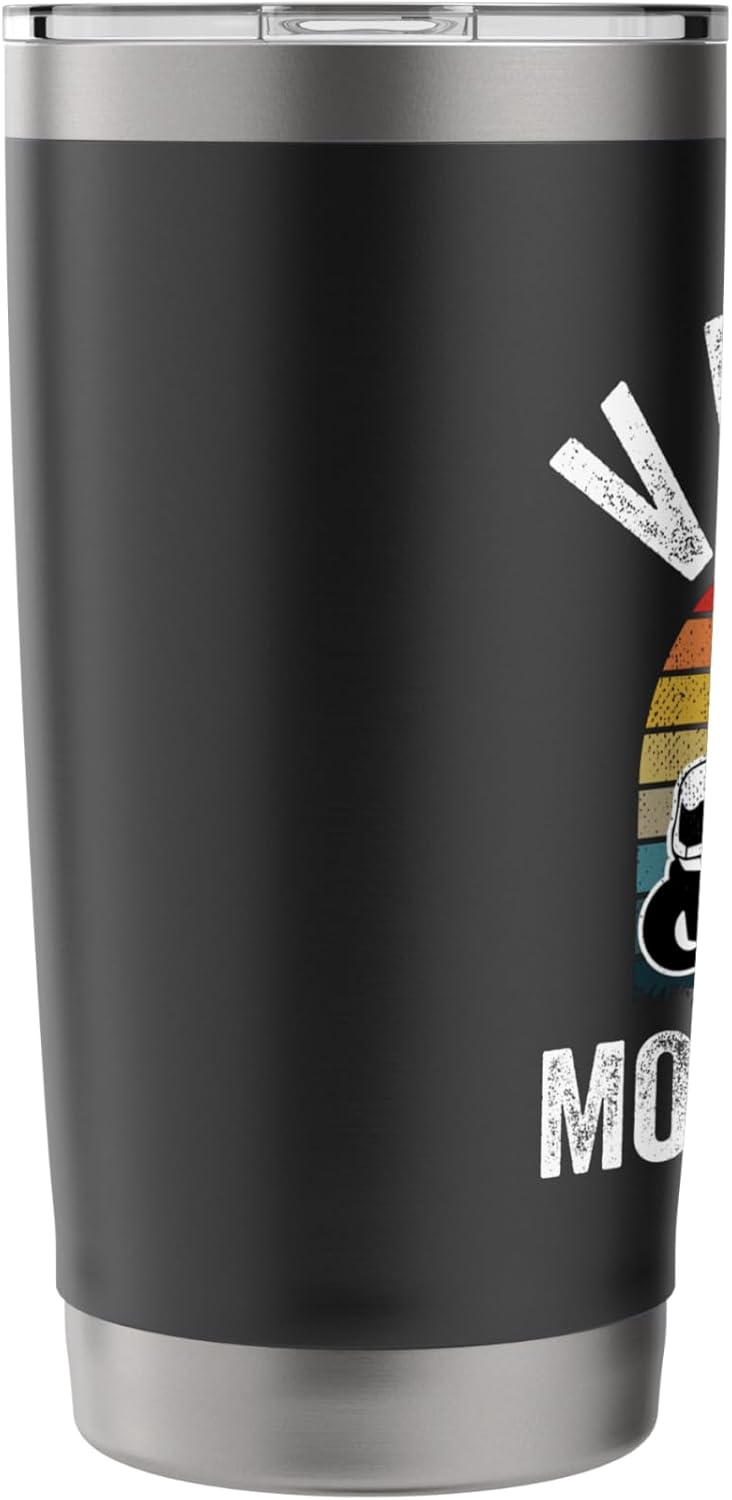 Vater Mows Best Funny Gardener Lawn Care Father's Day Stainless Steel Insulated Tumbler