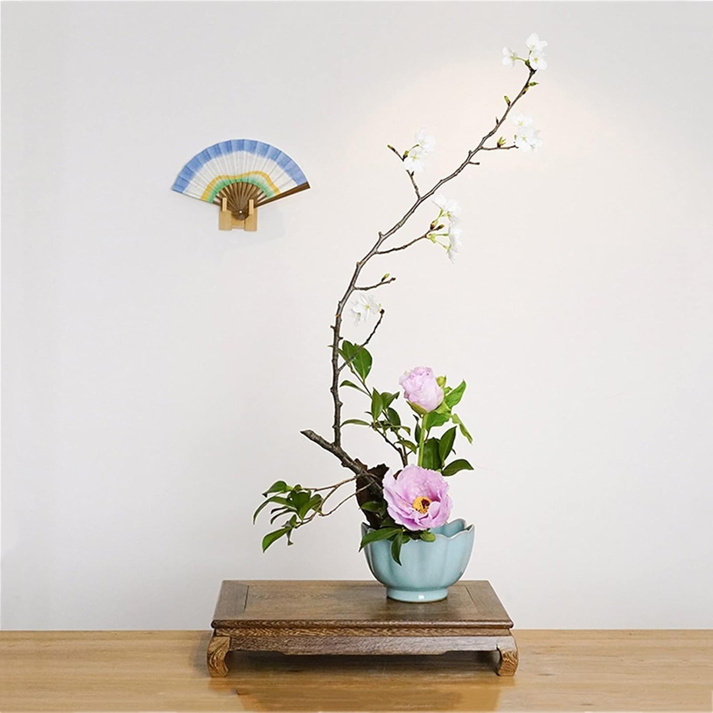 Vase Stand Indoor Wooden Vase Base Plant Stand For Indoor Outdoor Plants Flower Holder For Home Decor Wooden Bonsai Base Buddha Statue Decoration 2.5 Inch High Bonsai Display ?Base (Color : B) (A