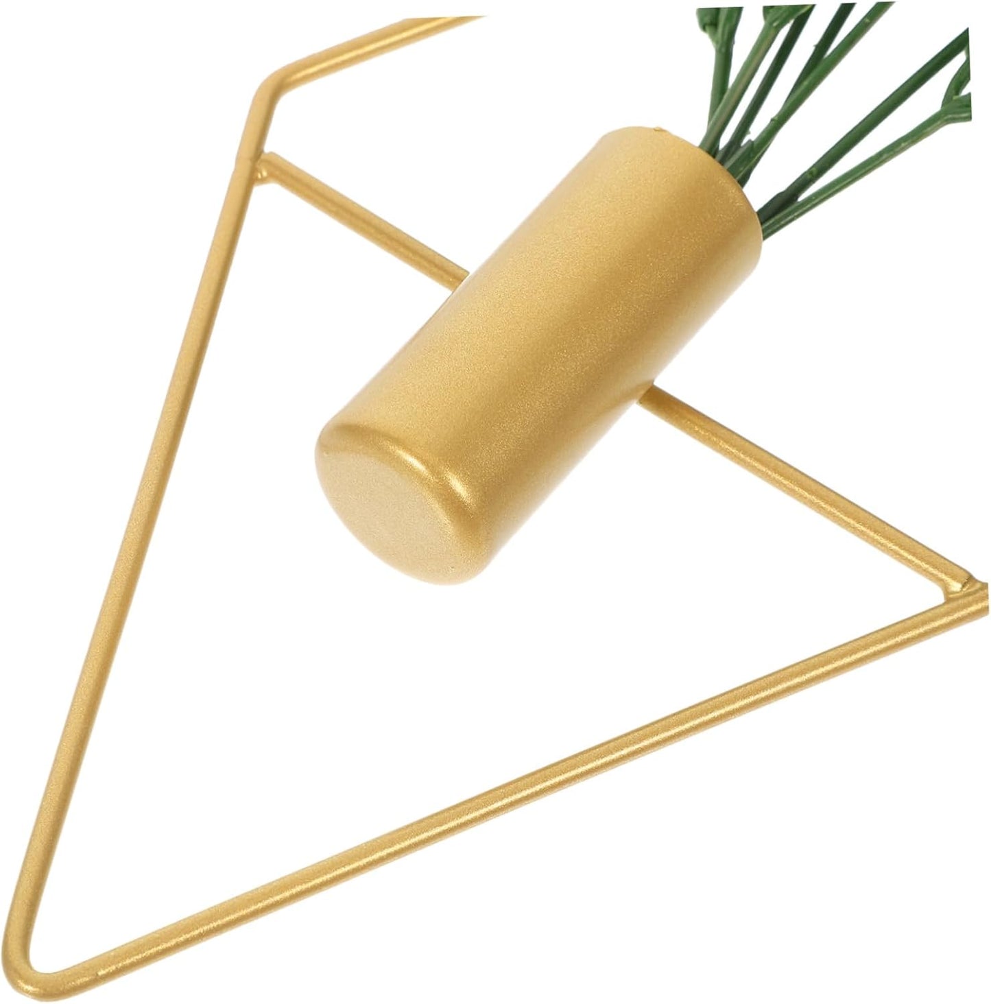 ERINGOGO Hanging Flowerpot Set Geometric Iron Wall Planter Dry Flower 
