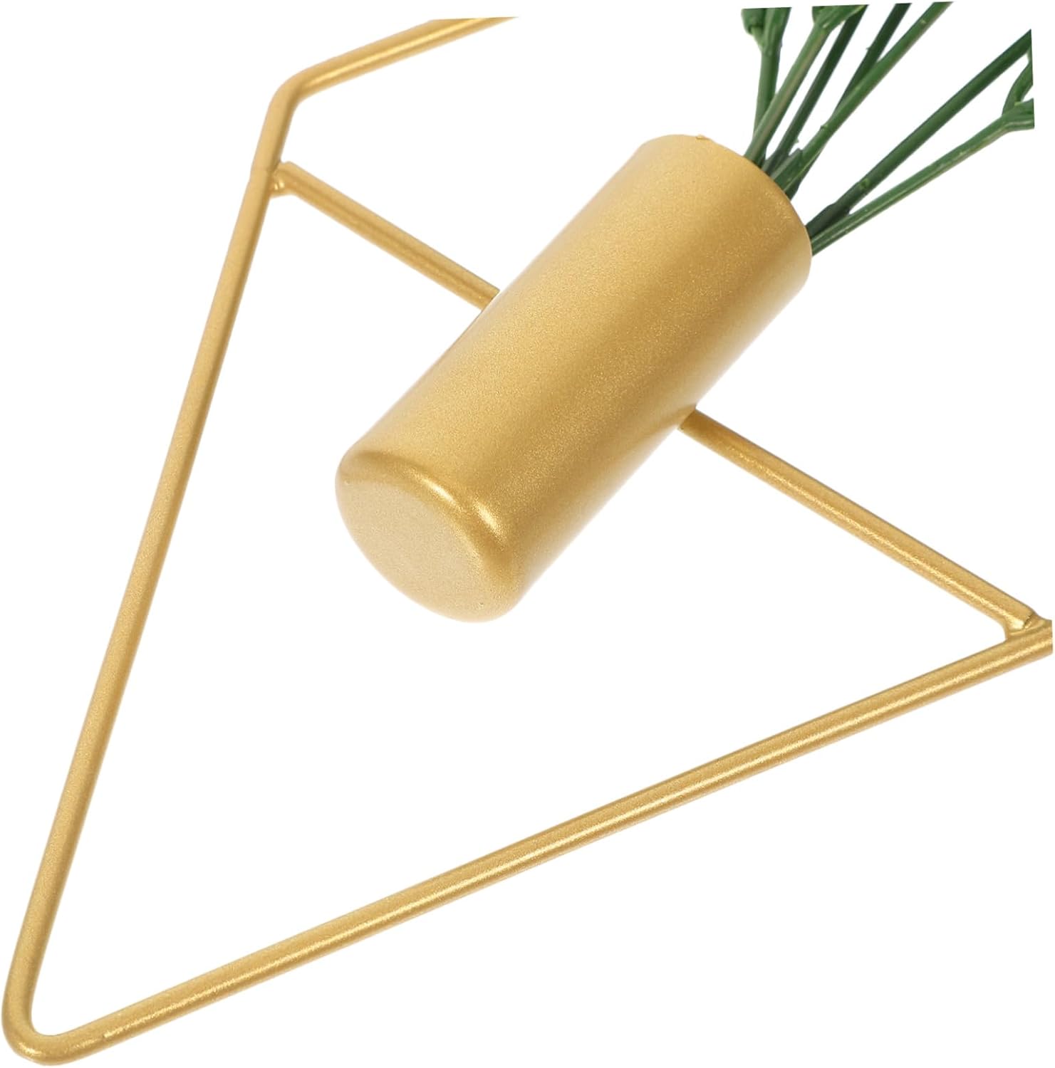 ERINGOGO Hanging Flowerpot Set Geometric Iron Wall Planter Dry Flower 