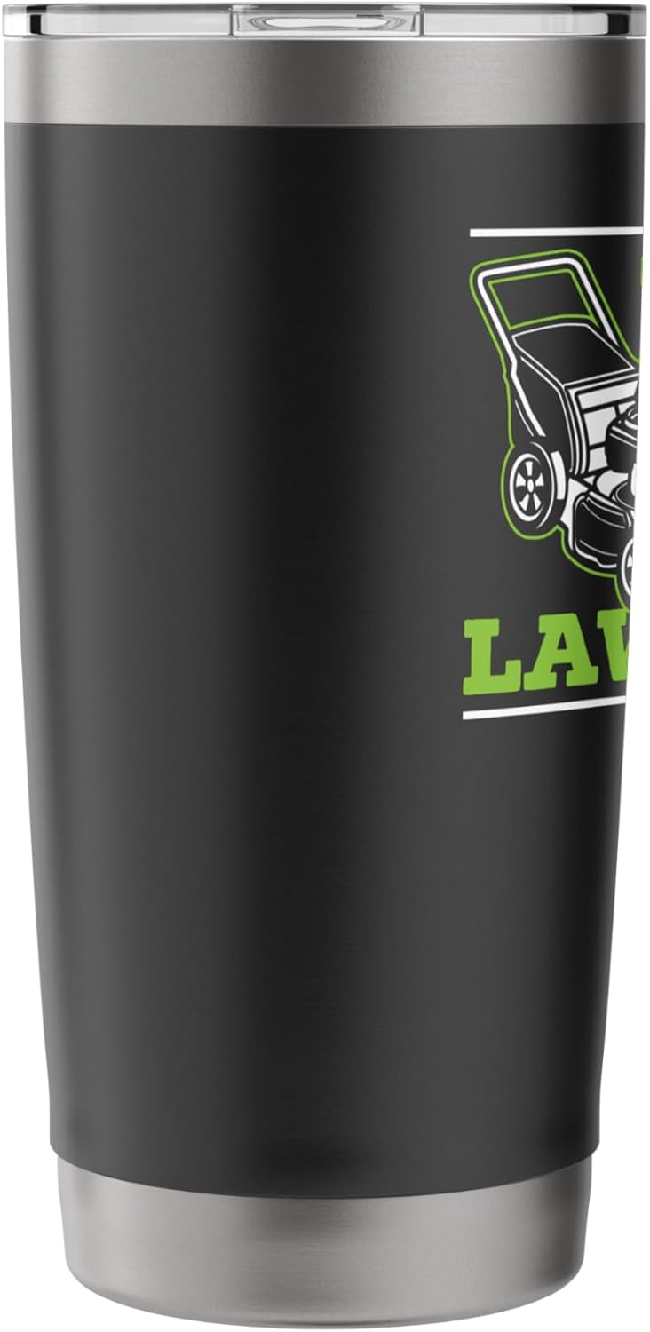 Live Laugh Lawn Care Landscape Lawn Mower Landscaper Garden Stainless Steel Insulated Tumbler