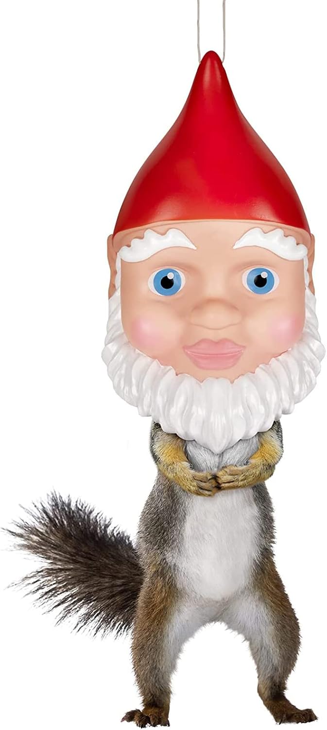 Archie McPhee Funny Gnome Squirrel Feeder