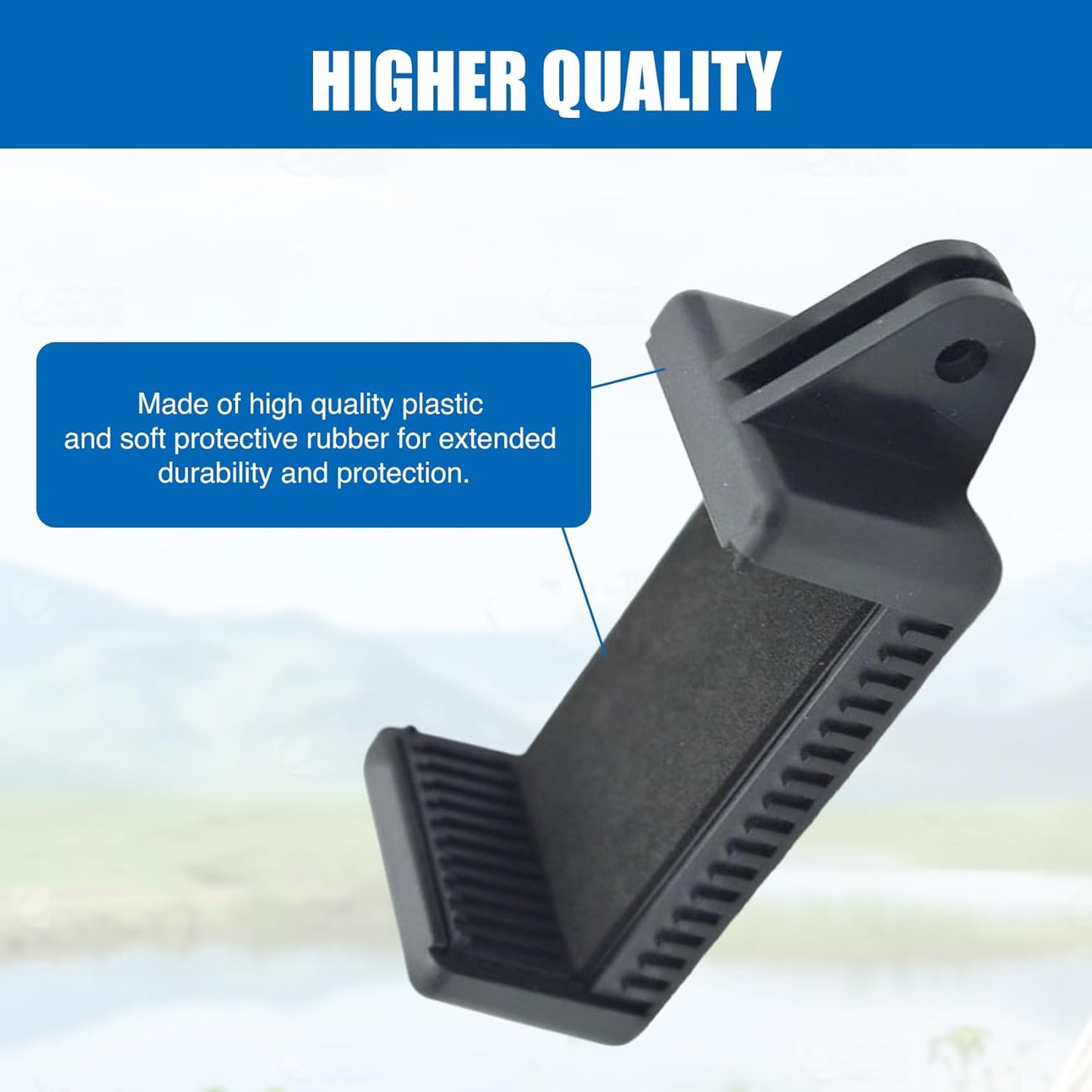 2 Pack Universal Smartphone Holder w/GoPro Style Mount Attachment for Any Phone. Connect Your Phone or GPS to Any GoPro Mount. Compatible with iPhone, Samsung, Google, Tomtom, etc.