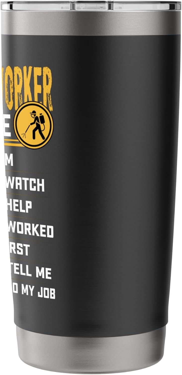 Pest Control Worker Hourly Rate - Pest Control Operator Stainless Steel Insulated Tumbler