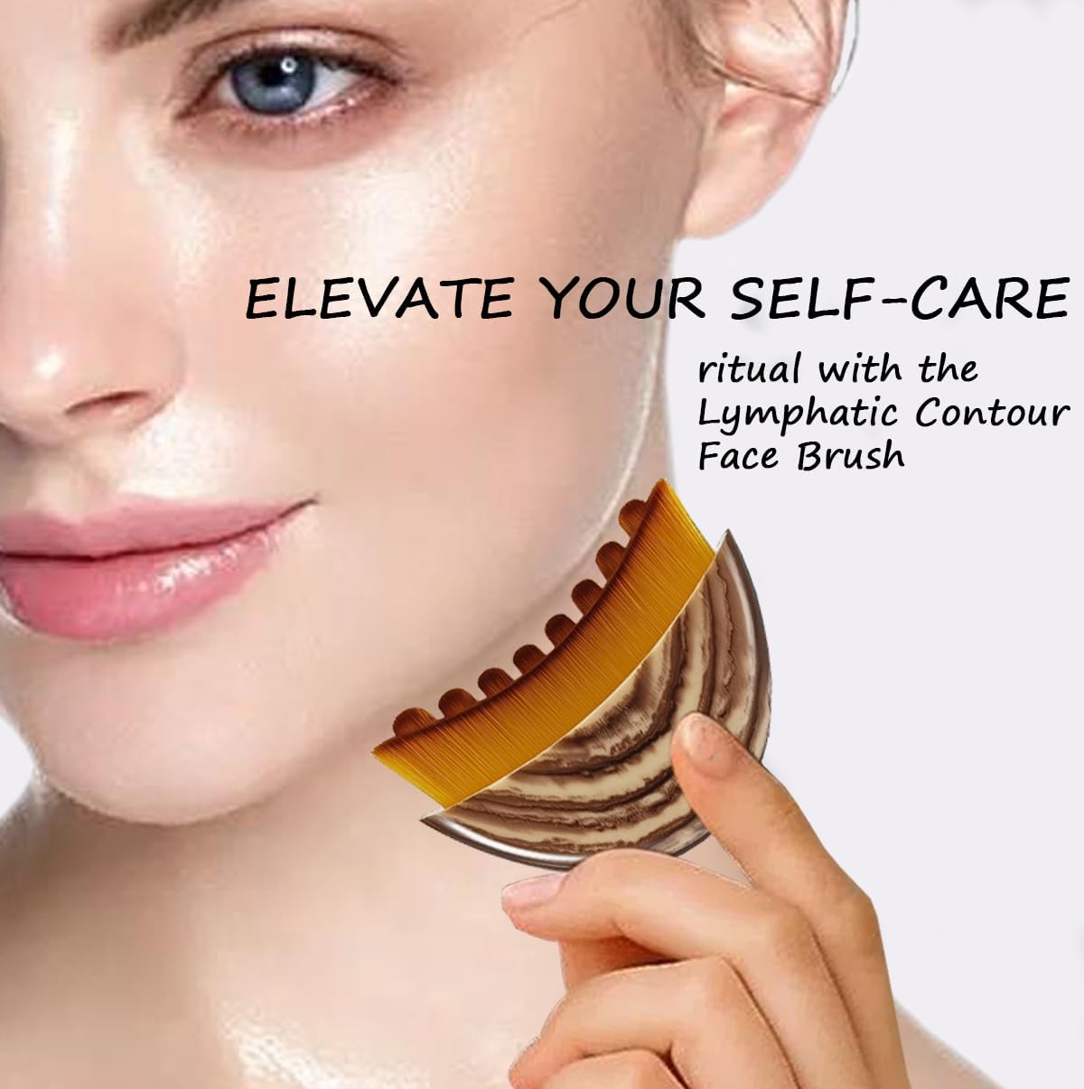 Lymphatic Contour Face Brush, Facial Massage Brush for Sculpting - Ant