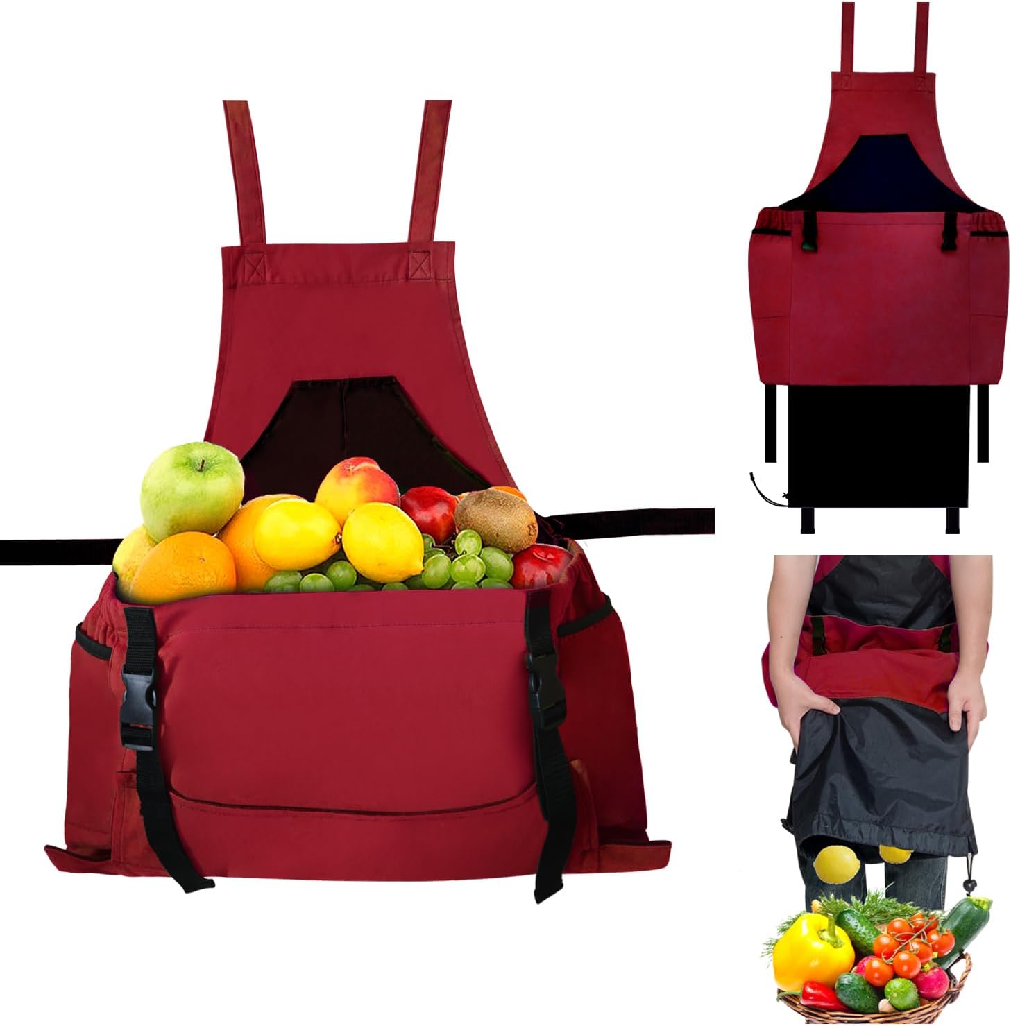 Gardening Apron, Harvest Apron Gardening Gifts for Men Gardening Apron