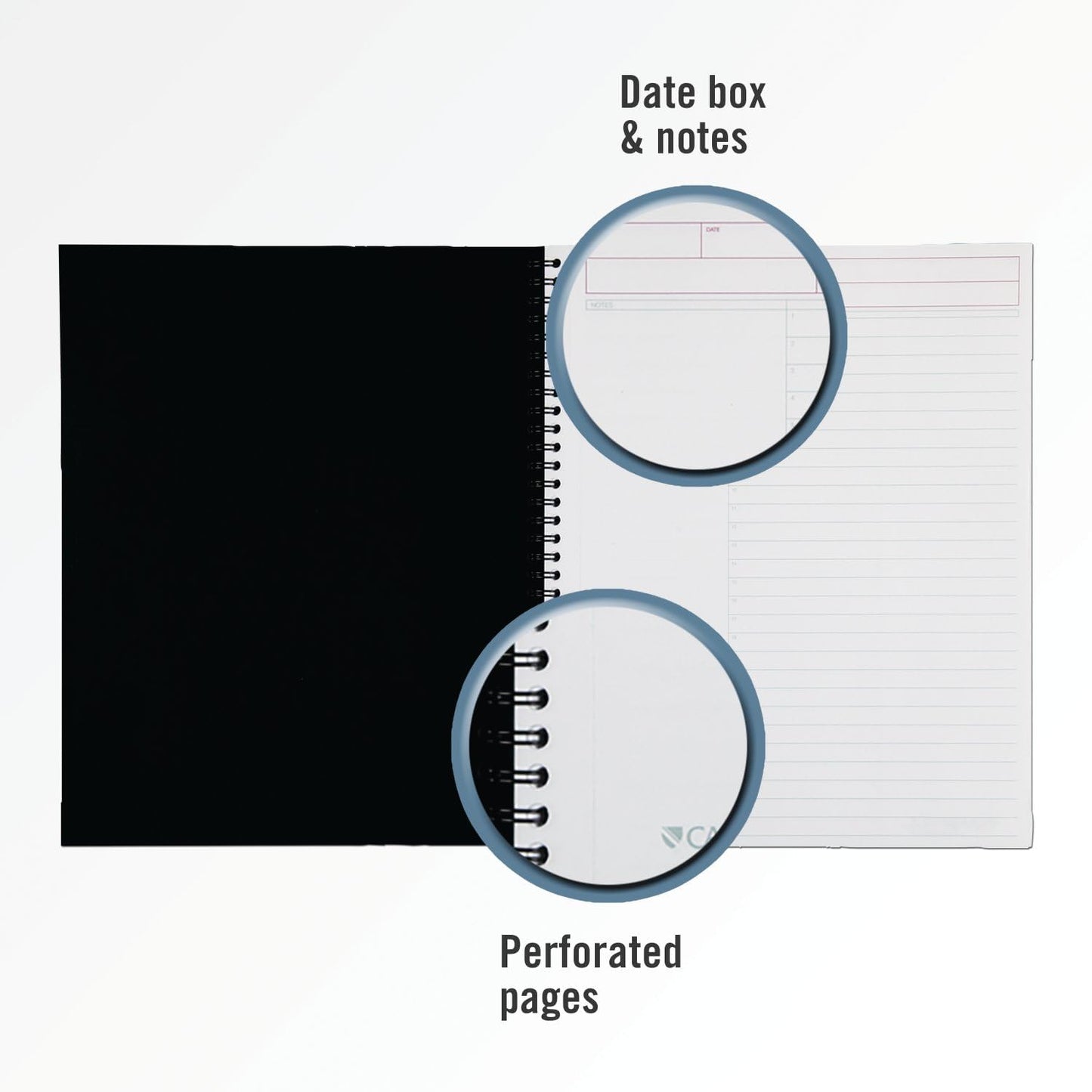 Cambridge Business Notebook, Action Planner, Legal Ruled Paper, 8-1/2"