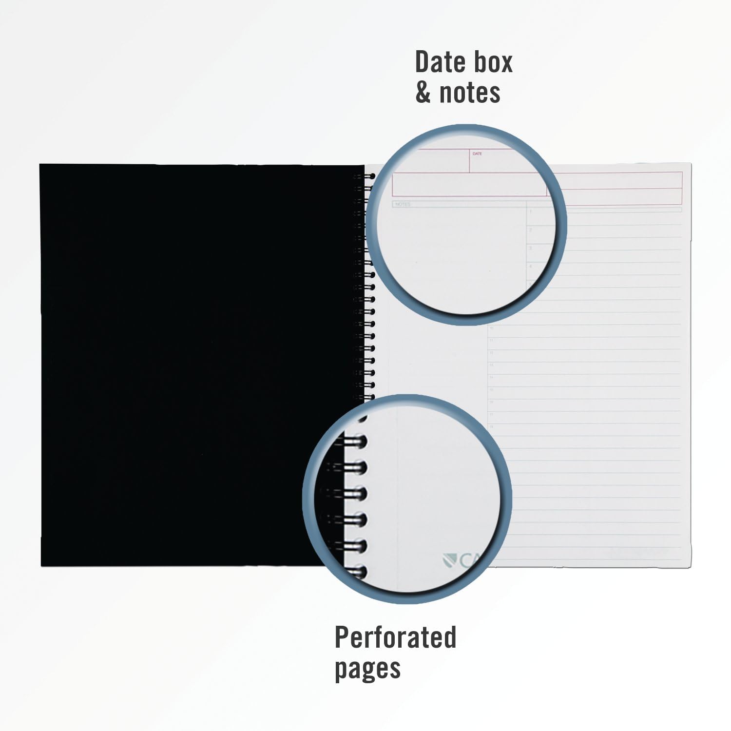 Cambridge Business Notebook, Action Planner, Legal Ruled Paper, 8-1/2"