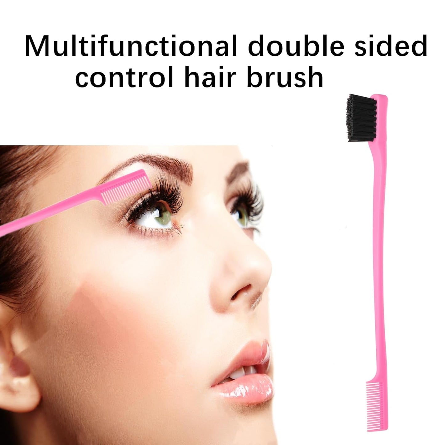 8Pcs Hair Brushes Set with 4Pcs Topsy Hair Tail Tools 1Pcs Bristle Tea