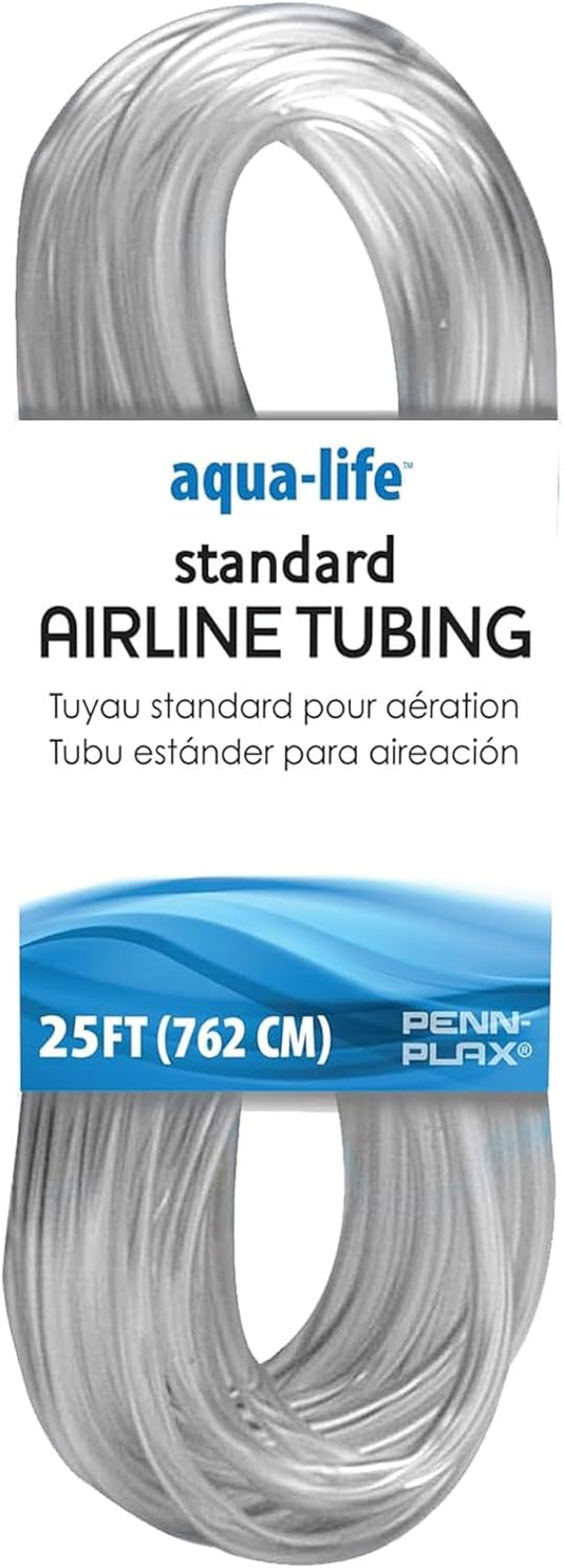 Penn-Plax Aqua-Life Standard Airline Tubing - 3/16 Inch Flexible Airli