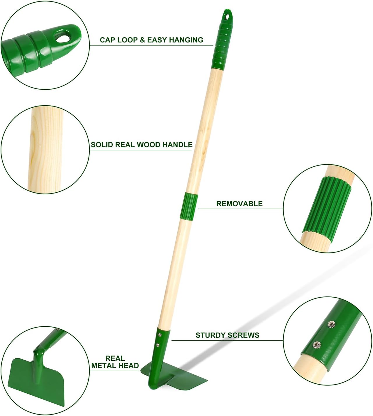 Duckura Kids Gardening Tools Set - 10pcs Wheelbarrow Set for Kids with