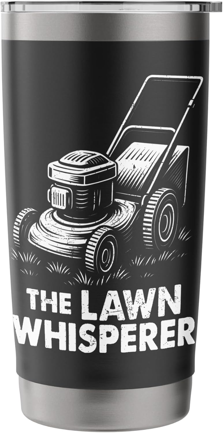 The Lawn Whisperer Lawn Mower Stainless Steel Insulated Tumbler