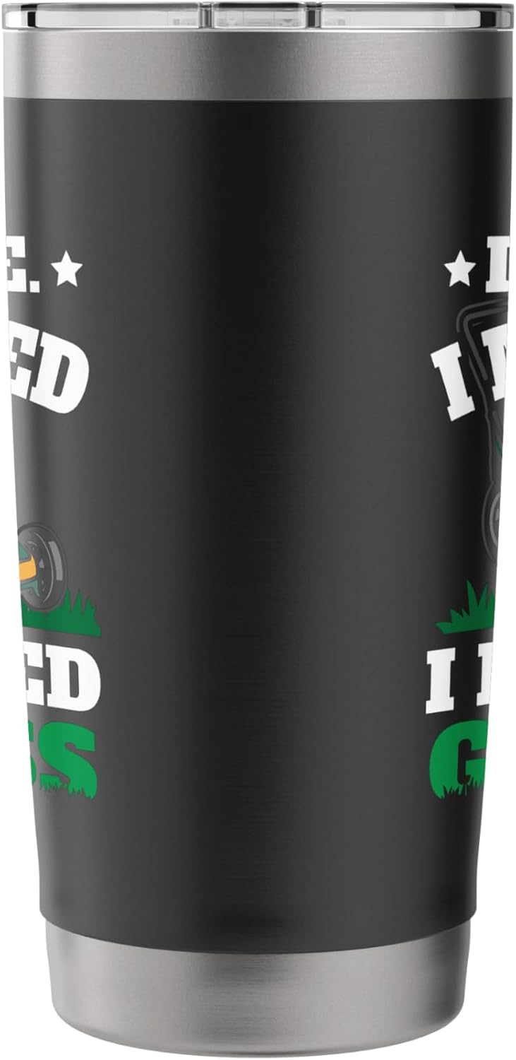 I Came I Mowed I Kicked Grass Funny Yard Work Enthusiast Stainless Steel Insulated Tumbler
