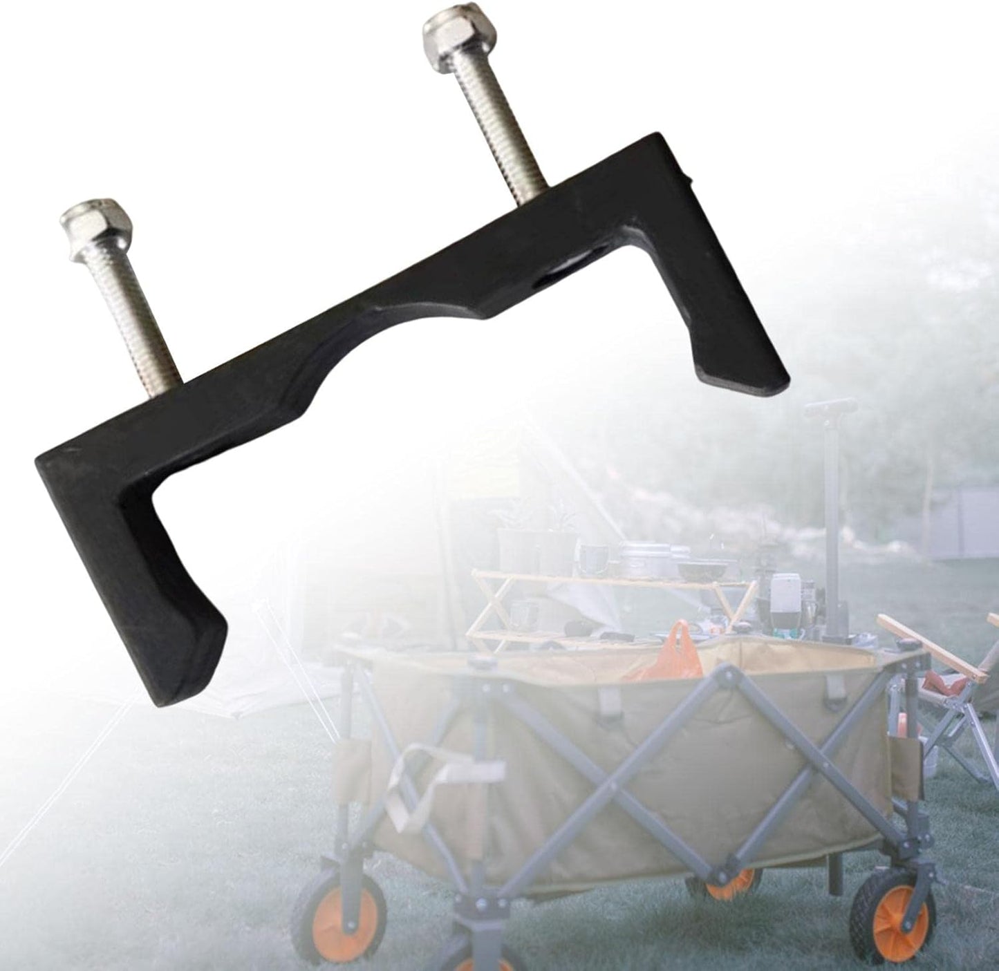 Utility Wagon Cart Pull Push Handle Fixed Buckle Parts, Compact Fixing Buckle for Garden, Fishing, Shopping Accessories