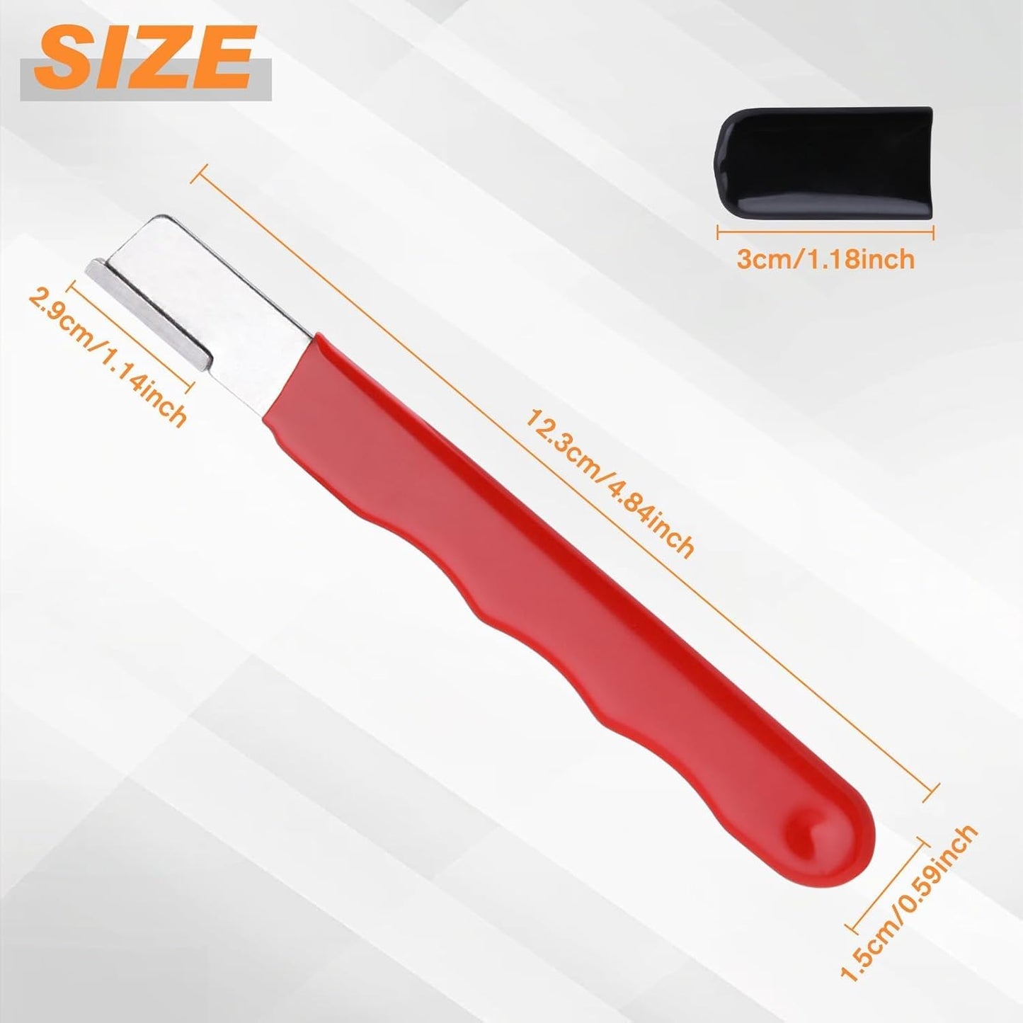 2PCS Multipurpose Garden Tool Blade Sharpener Pocket Knife Sharpener Garden Tool Sharpener for Knife, Pruners, Loppers, Hedge Shears Scissors, Axe, Hatchet, Machete, Lawn Mower Blade