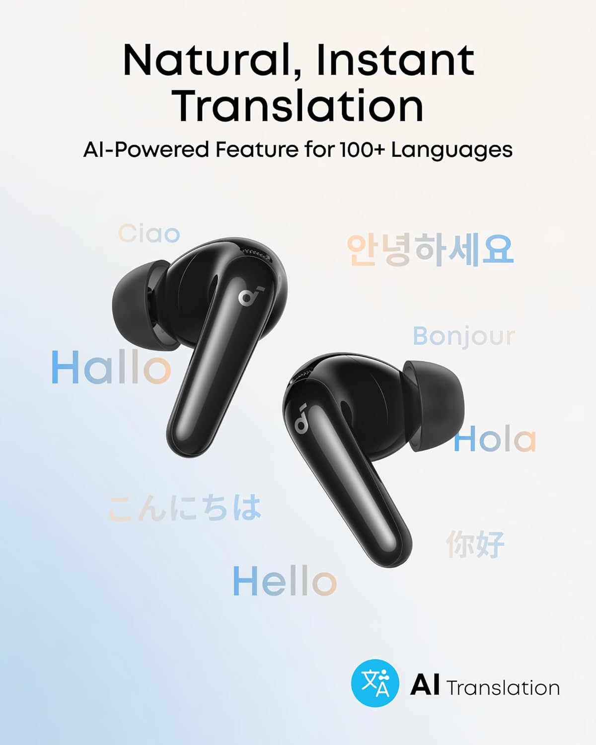 Soundcore P31i by Anker, Real-Time Adaptive Noise Cancelling, Hi-Res S