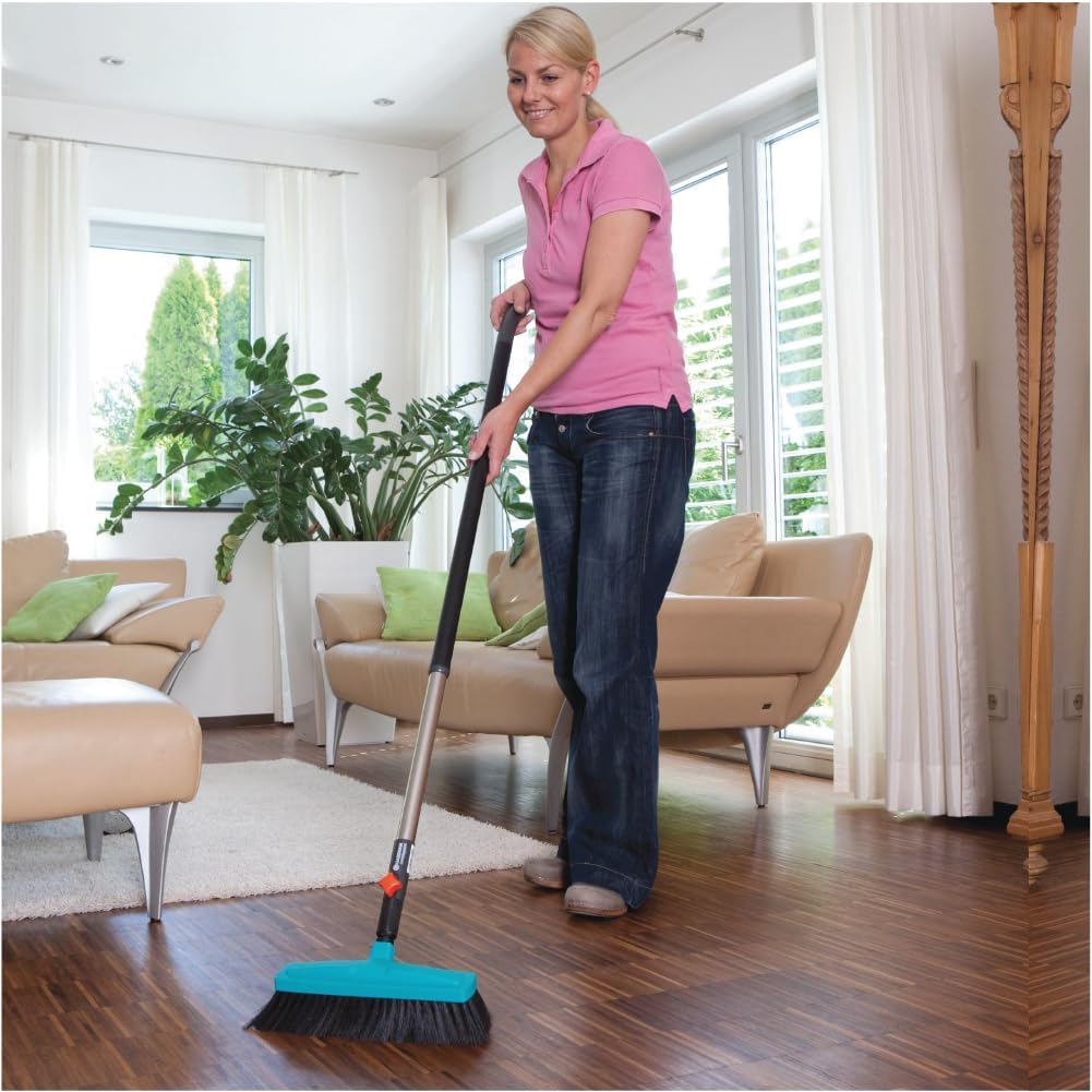 GARDENA combisystem House Broom: Broom for Sweeping up Dirt Indoors, 3