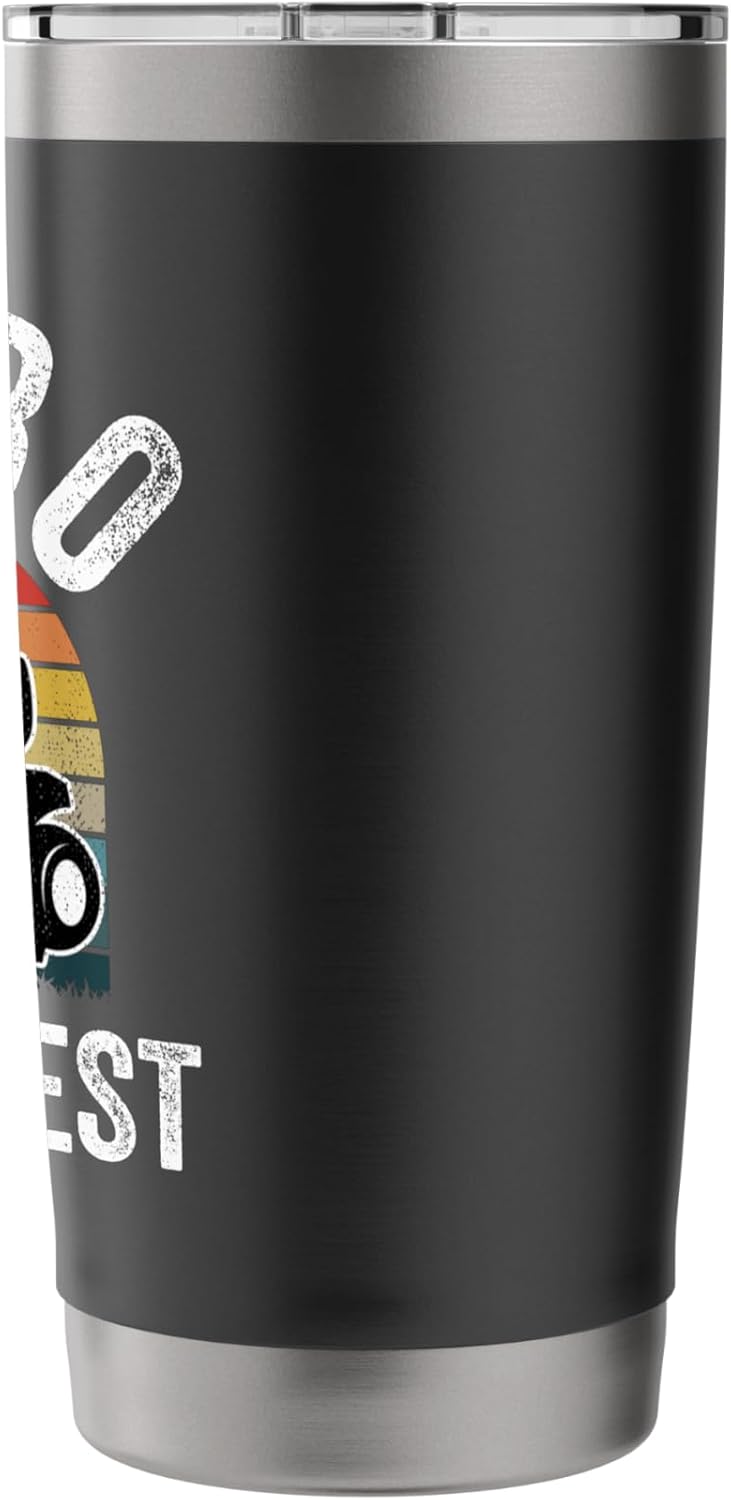 Babbo Mows Best Funny Gardener Lawn Care Father's Day Stainless Steel Insulated Tumbler