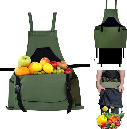 Gardening Apron, Harvest Apron Gardening Gifts for Men Gardening Apron