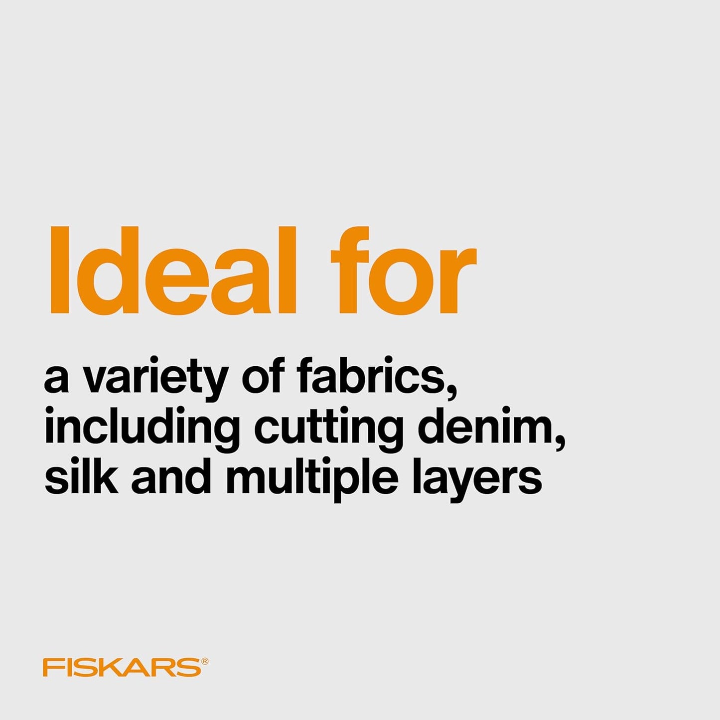 Fiskars Left-Handed Scissors, Precision Cutting for Craft Fabric Paper, Ergonomic Comfort Grip, Stainless Steel, 8", Red