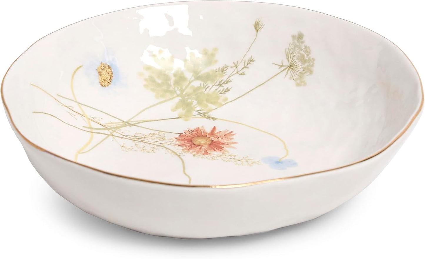 Sango 12-Piece Luxury Porcelain Dinnerware Set for 4- Glossy White Pla