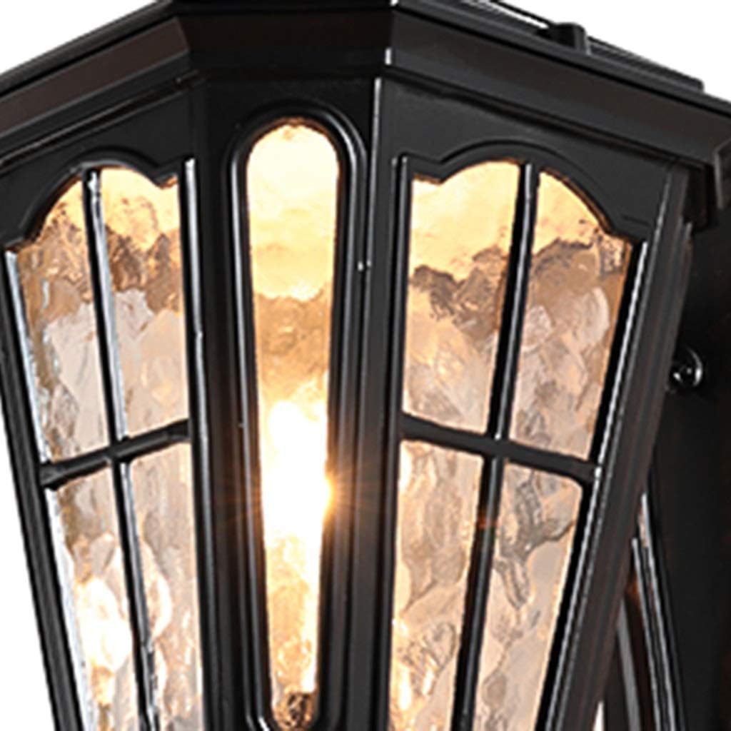 Outdoor Wall Lamp Waterproof Exterior Wall Garden Lamp Outdoor Garden Retro Aisle Balcony Door Light Solar Light Wall Lamp
