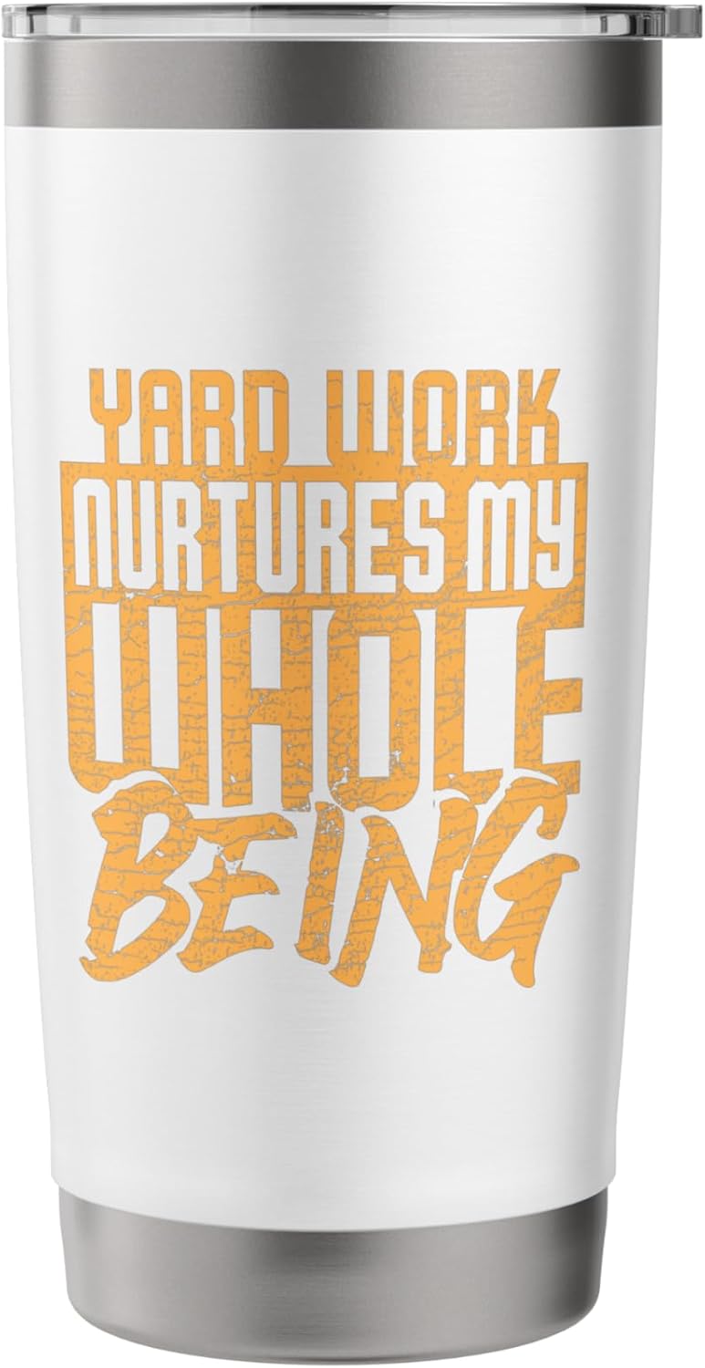 Landscaping Lawn Care Gardening Yard Work Stainless Steel Insulated Tumbler