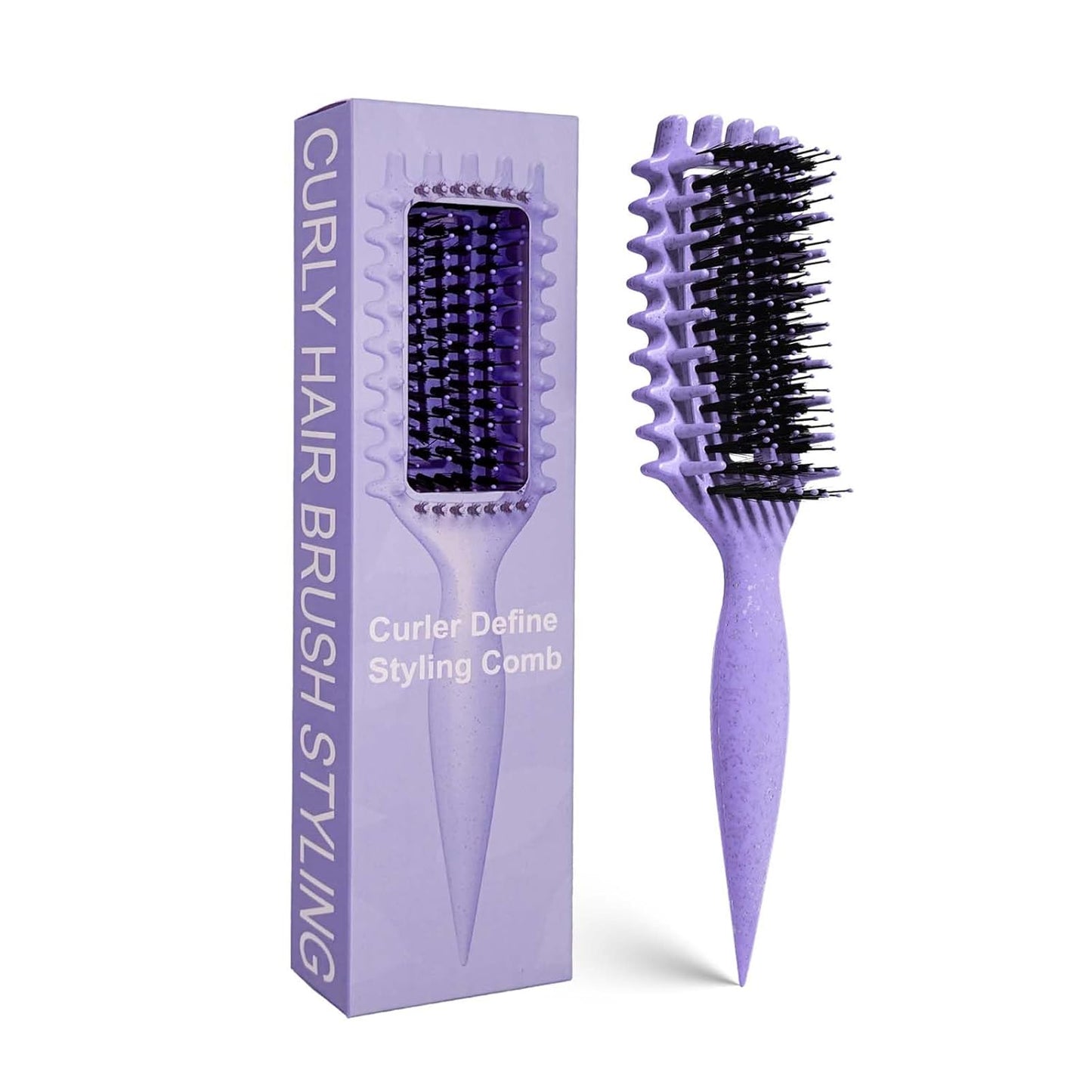 Curly Hair Brush Candybrush Curl Defining Brush for Detangling Shaping