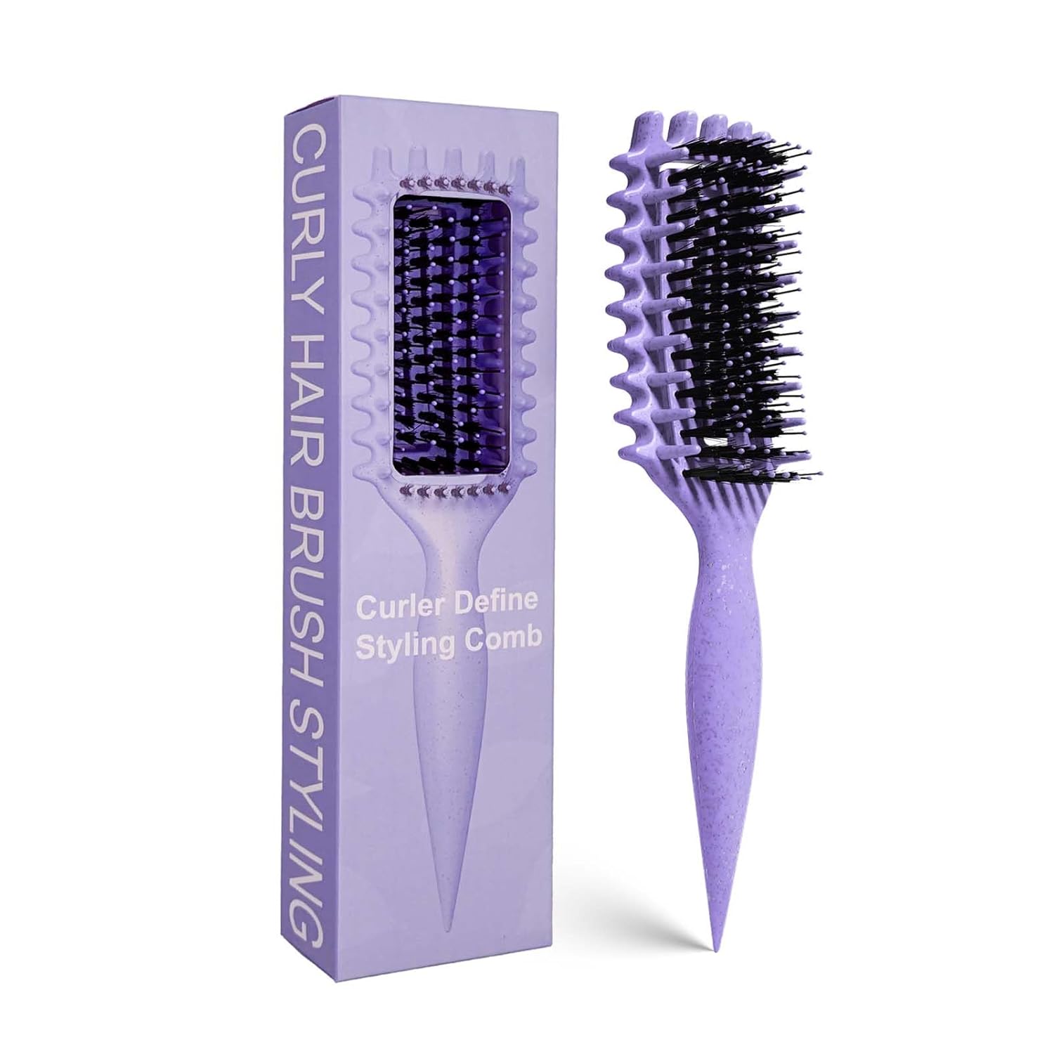 Curly Hair Brush Candybrush Curl Defining Brush for Detangling Shaping