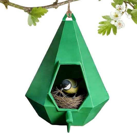 Outdoor Bird Feeder - Teardrop Hummingbird Habitat - Humming Bird Feeder | for Animal Pet Home Balcony Yard Garden Patio Indoor Outside Backyard
