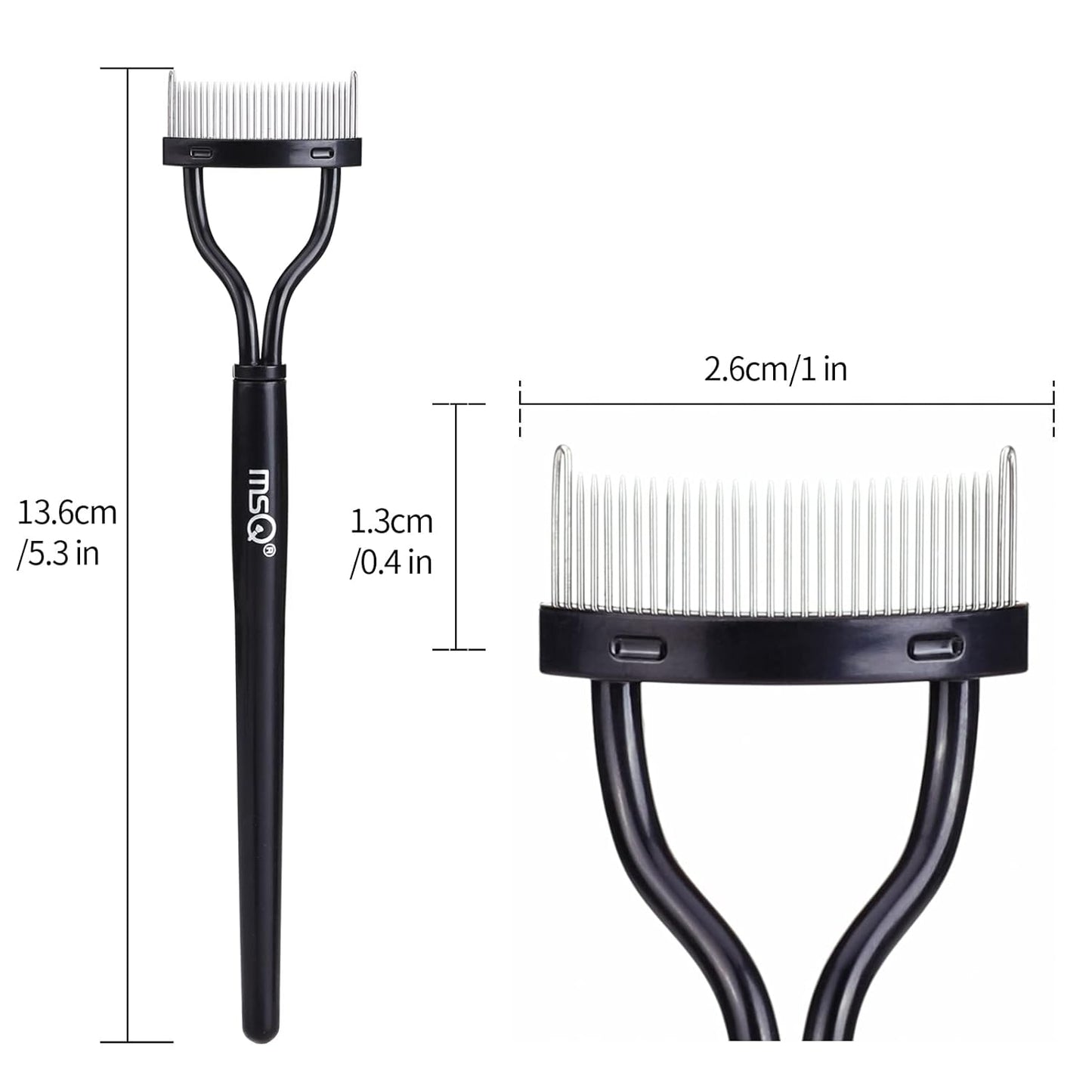 Eyelash Comb MSQ Eyelash Separator Mascara Applicator Eyelash Definer 