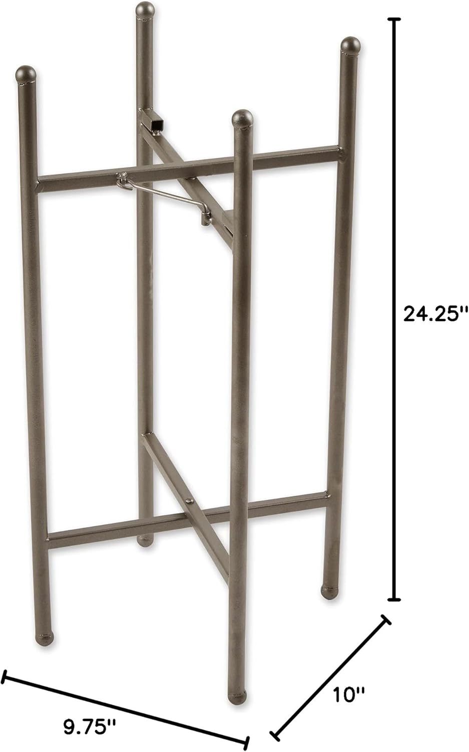 DII Bucket Plant Stand Set Indoor/Outdoor, Large, 10x9.75x24.25; Small