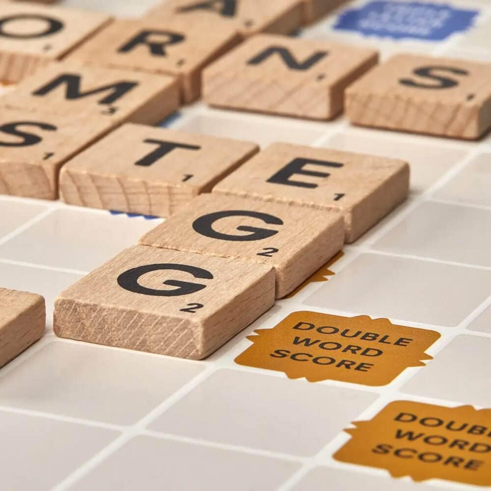 Hasbro Gaming Scrabble Board Game, Classic Word Games for Kids Ages 8 