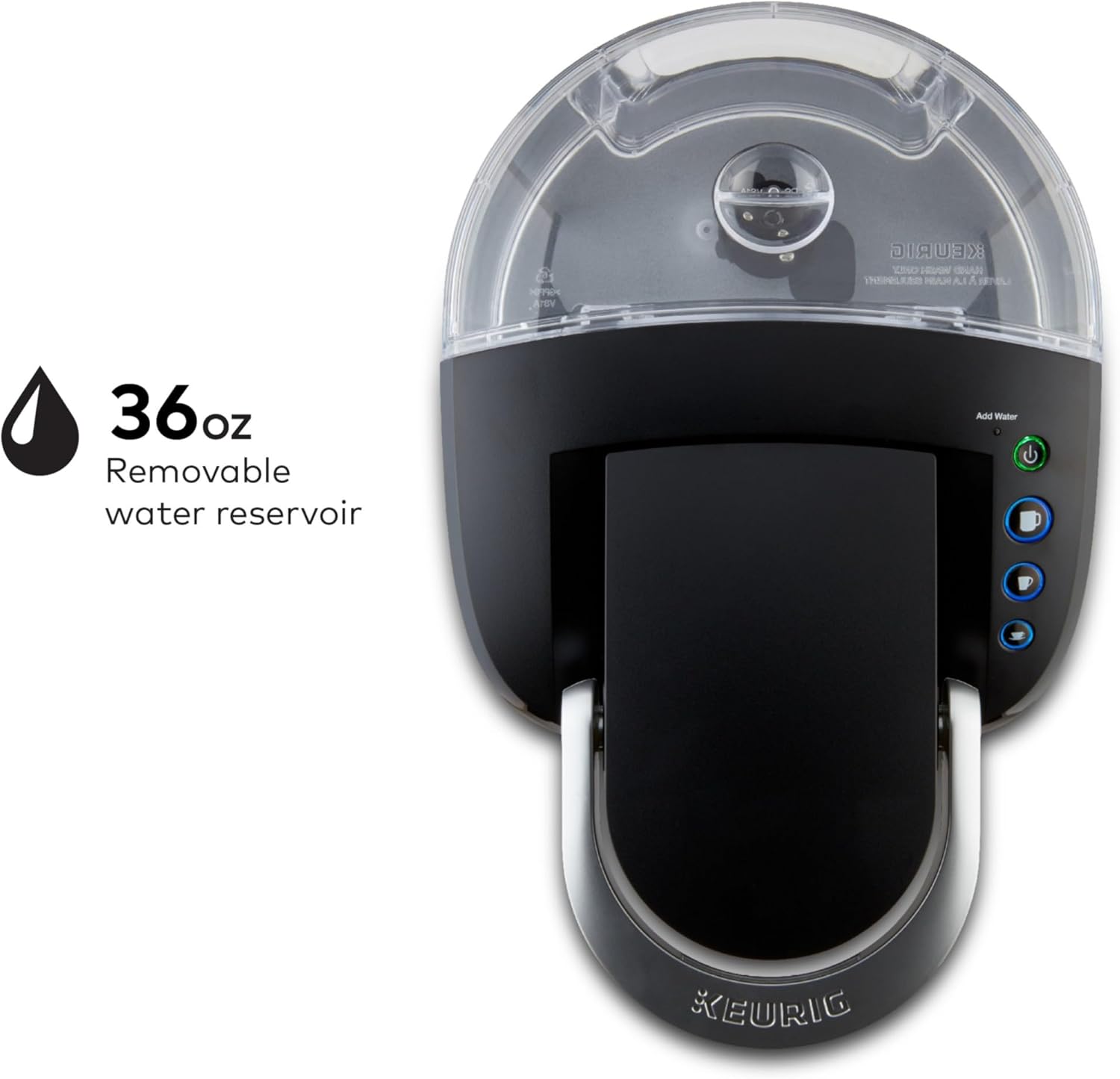 Keurig K-Compact Single-Serve K-Cup Pod Coffee Maker, with 3 Brew Size