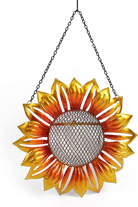 Sunflower Wild Bird Feeder Suncatcher for Garden Yard Outdoor Decoration